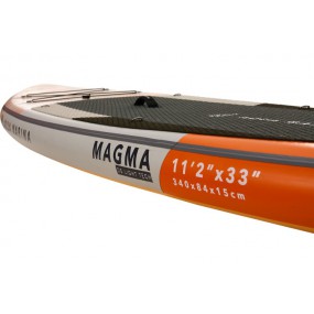 Aqua Marina Magma - duża deska SUP  pompowana do pływania na stojąco z wiosłem