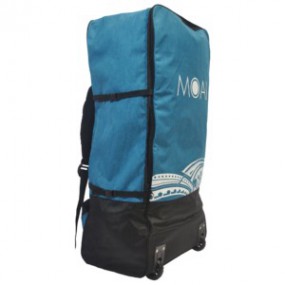Plecak na kółkach na deskę SUP MOAI Trolley Backpack Niebieski