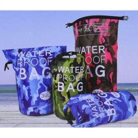 Worek/torba wodoszczelna RedCliffs moro - niebieska, różowa, zielona
